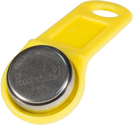 Ключ ТМ DS1990A-F5 жёлтый