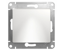 Вывод кабеля белый механизм Glossa
