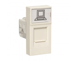 Розетка RJ45 кат. 5e, 1 модуль EKF