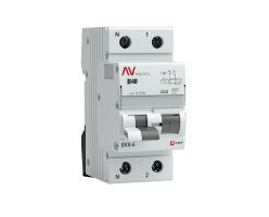 Дифференциальный автомат DVA-6 1P+N 40А (C) 30мА (AC) 6кА EKF AVERES