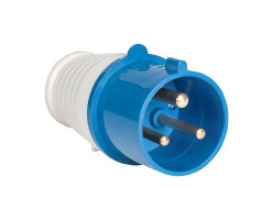 Вилка переносная 023 2Р+РЕ 32А 220В IP44 EKF