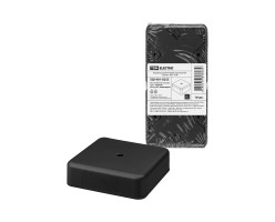 Коробка КР 75х75х20 ОП черная IP40 TDM