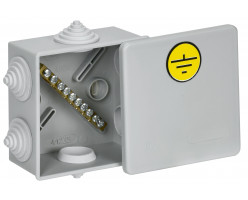 Коробка КУП КМ41360 85х85х40мм IP44 6 вв. (7035) IEK
