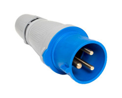 Вилка переносная 023 2Р+РЕ 32А 220В IP44 EKF PROXIMA