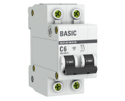 ВА 47-29 2Р 6А,С,4,5кА EKF Basic