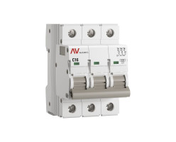 ВА AV-6 3P 16A (C) 6kA EKF AVERES