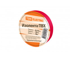 Изолента ПВХ 0,13*15мм Зелёная 10м TDM