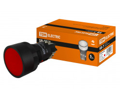 Кнопка SВ-7 "Стоп" красная 1р d22мм/230В TDM