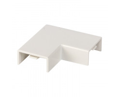 Поворот 90 гр. (20х10) (4 шт) белый EKF-Plast