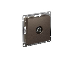 Розетка TV Мокко антенная механизм Atlas