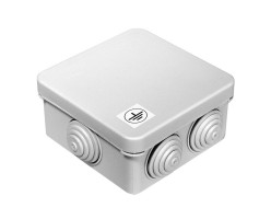 Коробка уравнивания потенциалов (КУП) 80х80х40 для открытой установки 40-0210-У (105шт/кор) Промрука