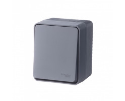 Выключатель ОП-1 10АХ IP54 Антрацит AtlasDesign Profi54