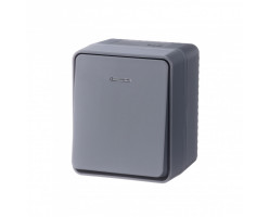 Выключатель ОП-1 10АХ IP54 Антрацит с инд AtlasDesign Profi54