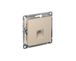 Розетка RJ-45 песочный 5E механизм Atlas