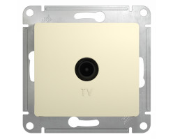 Розетка оконечная 1DB TV бежевая