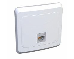 KOMC-001B Розетка RJ45 (комп) 1-ая кат.5e белая  SE ЭТЮД