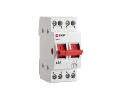 Трехпозиционный переключатель 2P 63A EKF PROxima