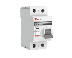 УЗО ВД-100 2P 25A/30mA эл.мех. EKF PRoxima