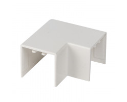 Поворот 90 гр. (25х25) (4 шт) белый EKF-Plast
