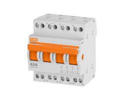 Переключатель трехпозиционный МП-63 4P 63А TDM