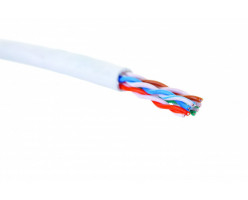 U/UTP 4*2*0,51 mm кат 5e 4 пары 24 AWG нг(A)-HF внутр белый