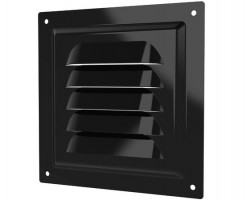 Решетка сталь полимер. эмаль 150х150 Black
