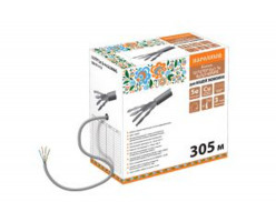 Кабель U/UTP Cat 5e 4х2х24AWG (305м) PVC, серый НАРОДНЫЙ TDM