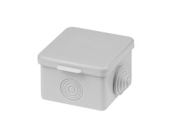 Коробка ОП 65х65х50мм, крышка, IP54, 4вх. TDM