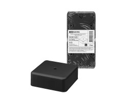 Коробка КР 75х75х28 ОП черная IP40 TDM