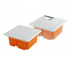 Коробка СП 92х92х40мм, крышка, IP20, TDM