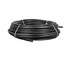 Труба гладкая ПНД жесткая d25 мм (100 м) черная EKF-Plast