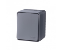 Переключатель ОП-1 10АХ IP54 Антрацит AtlasDesign Profi54