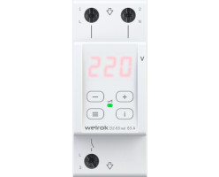 Реле напряжения welrok D2-63 red