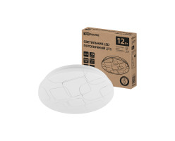 Светильник LED потолочный ДПБ 03, 12 Вт, 6000 К, Геометрия, TDM