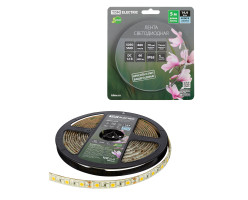 Лента светодиодная SMD5050-60 LED/м-IP65-12 В-14,4 Вт/м-4000 К (5 м) блистер TDM
