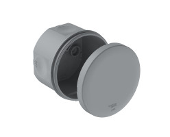 Коробка распределительная 80x50 прямой монтаж IP66 серая MultiBox