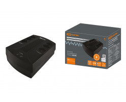 Источник бесперебойного питания ИБП 650 ВА 6 роз+2USB TDM