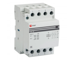 Контактор модульный КМ 20А 3NО+NC (3 мод.) EKF PROxima