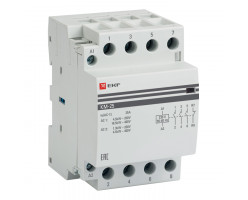 Контактор модульный КМ 25А 3NО+NC (3 мод.) EKF PROxima