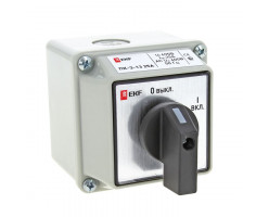Переключатель кулачковый ПК-3-13 25А 3P "ВКЛ-ВЫКЛ" IP54 EKF PROxima