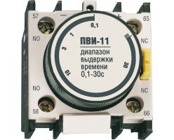 Приставка ПВИ-11 задержка на включение 0,1-30сек 1NO+1NC IEK