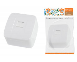 Розетка компьютерная RJ-45 ОП IP20 белая  "Дача"