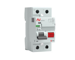 Устройство защитного отключения DV 2P 40А/ 30мА (AC) EKF AVERES