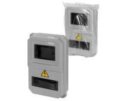 Щит учета ЩУРН-П-1ф-8 (383х234х119) пластик IP54 TDM