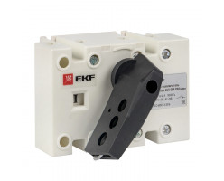 Рубильник 63A 3P с рукояткой  управления PowerSwitch EKF PROxima
