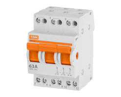 Переключатель трехпозиционный МП-63 3P 63А TDM