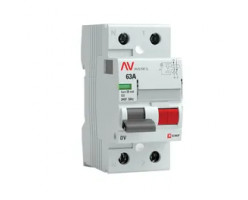 Устройство защитного отключения DV 2P 63А/ 30мА (AC) EKF AVERES
