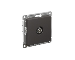 Розетка TV базальт оконечная 1DB механизм Atlas