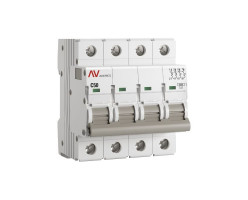 ВА AV-6 4P 50A (C) 6kA EKF AVERES