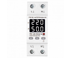 Реле напряжения RE VA-50A W rostokelectro